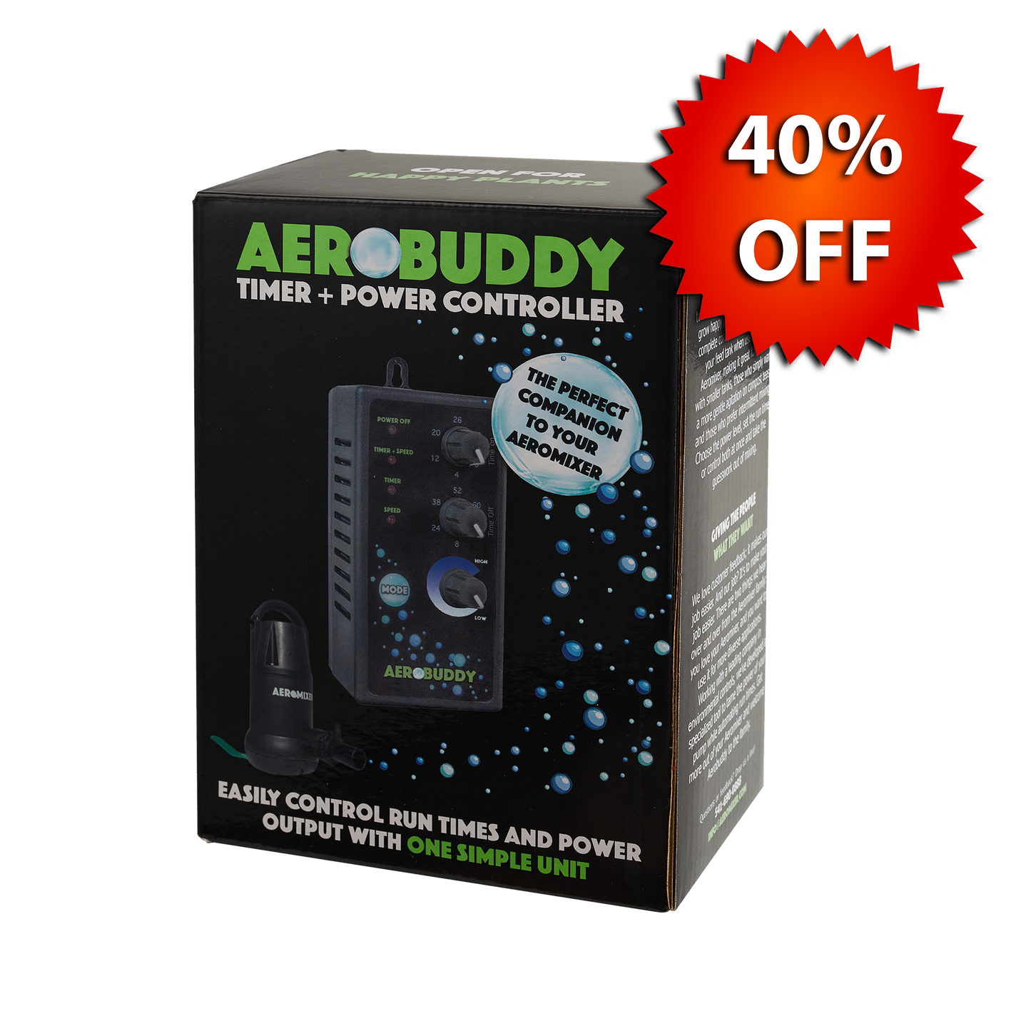 Aerobuddy: Temporizador + Controlador de Potencia