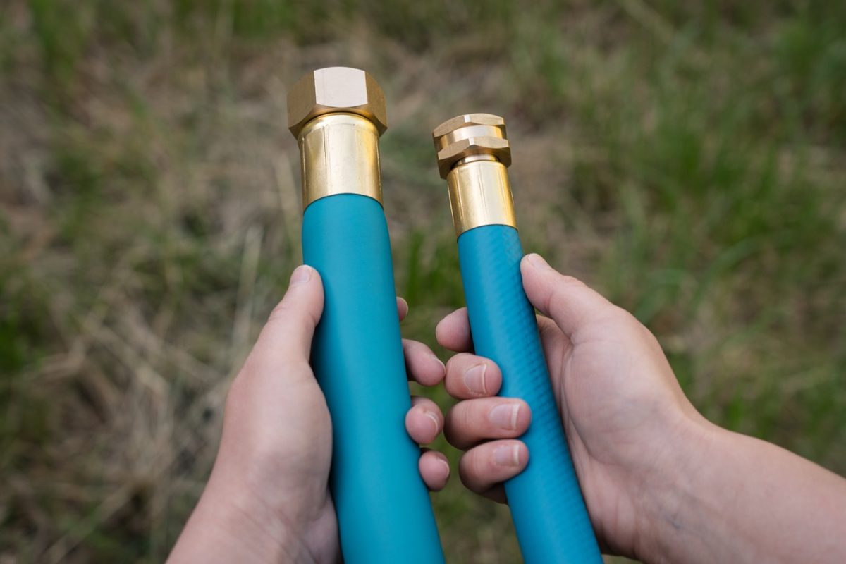 Solid brass male and female couplings